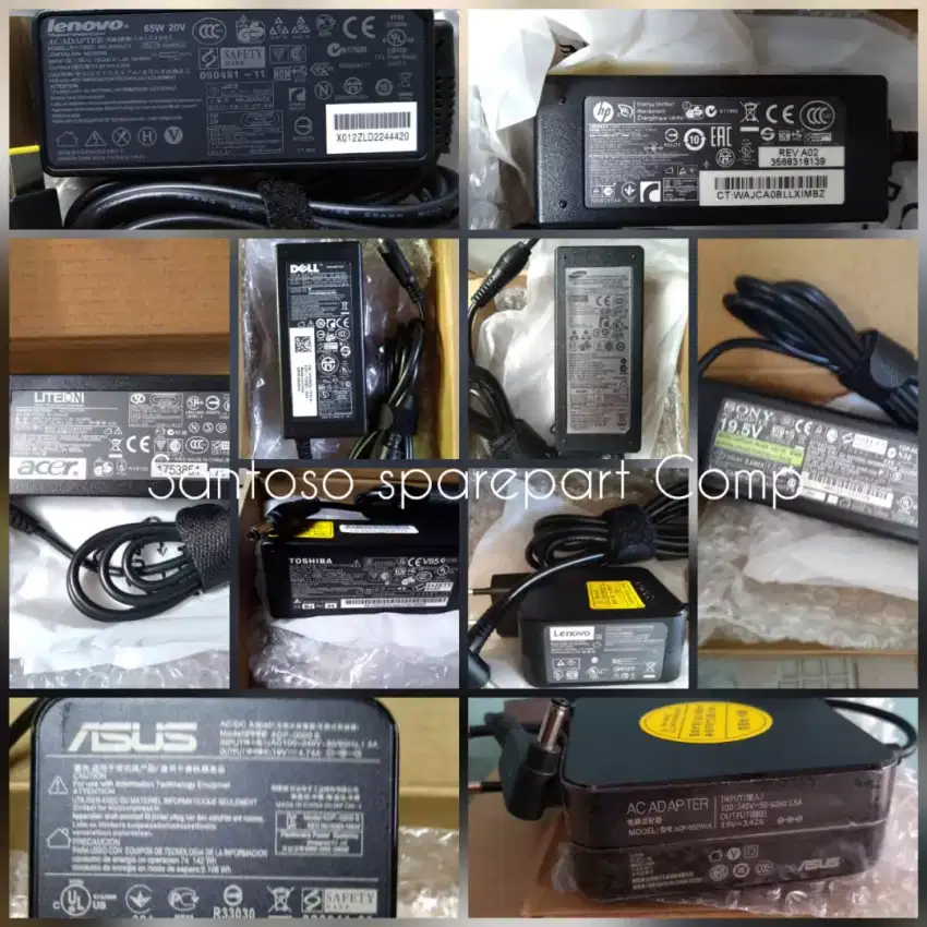 Adaptor charger laptop Lenovo,Asus,Hp/Compaq,DELL ,Sony, Acer, Toshiba