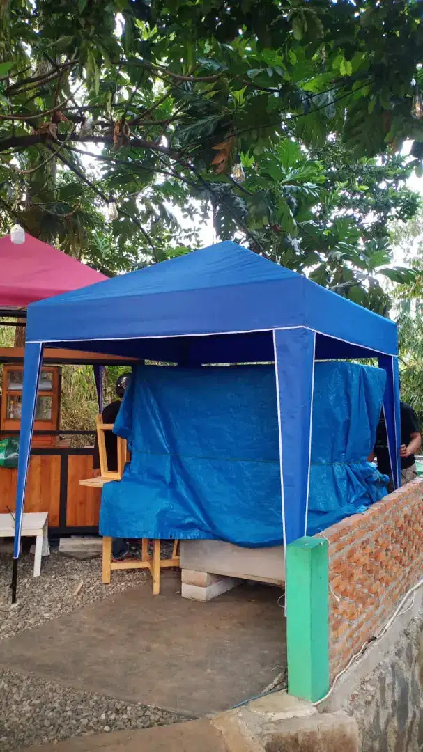 Tenda stand cafe siap antar k lokasi