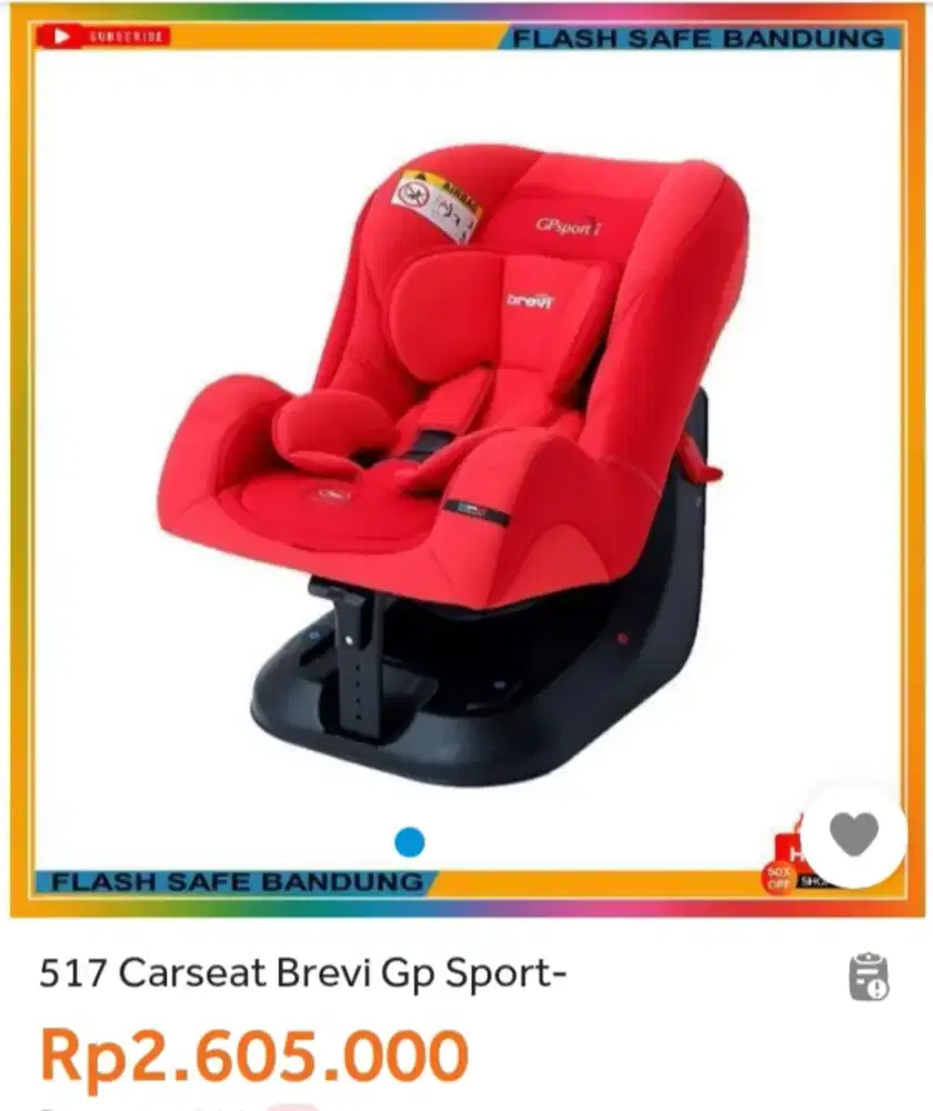 Car seat brevi Gp sport Perlengkapan Bayi 883630000