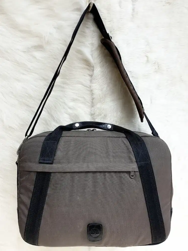 Tas Import Eks Timberland Travel Slempang Messenger Handbag Knvs Kerja