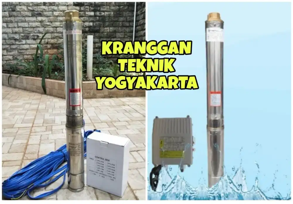 (KRANGGAN TEKNIK)pompa air submersible 3 inch pompa satelit 0,5 hp