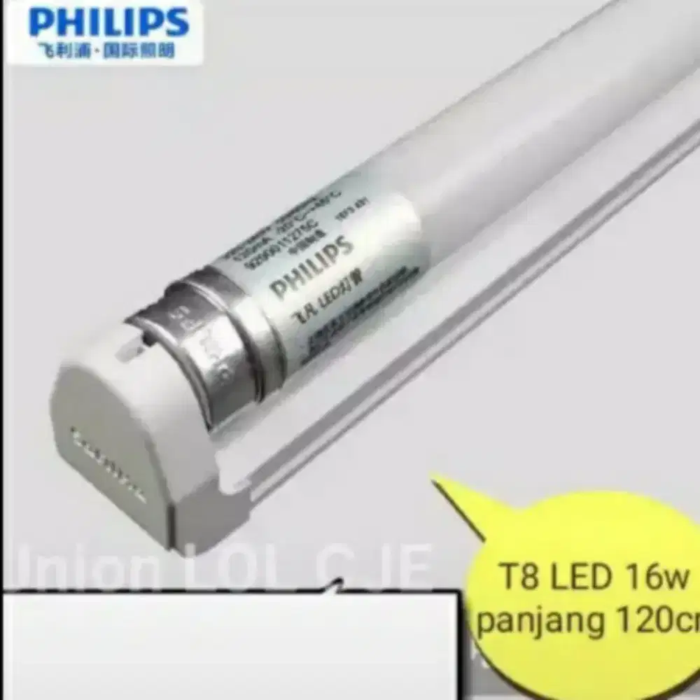 Lampu Philip LEDtube Ecofit 1200mm 16W 765 T8 TL LED-PenggantiTL-D 36W