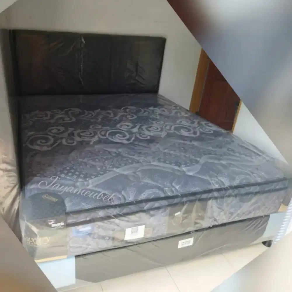 Fullset Springbed dg Divan & Sandaran Merk American Luxury Evora