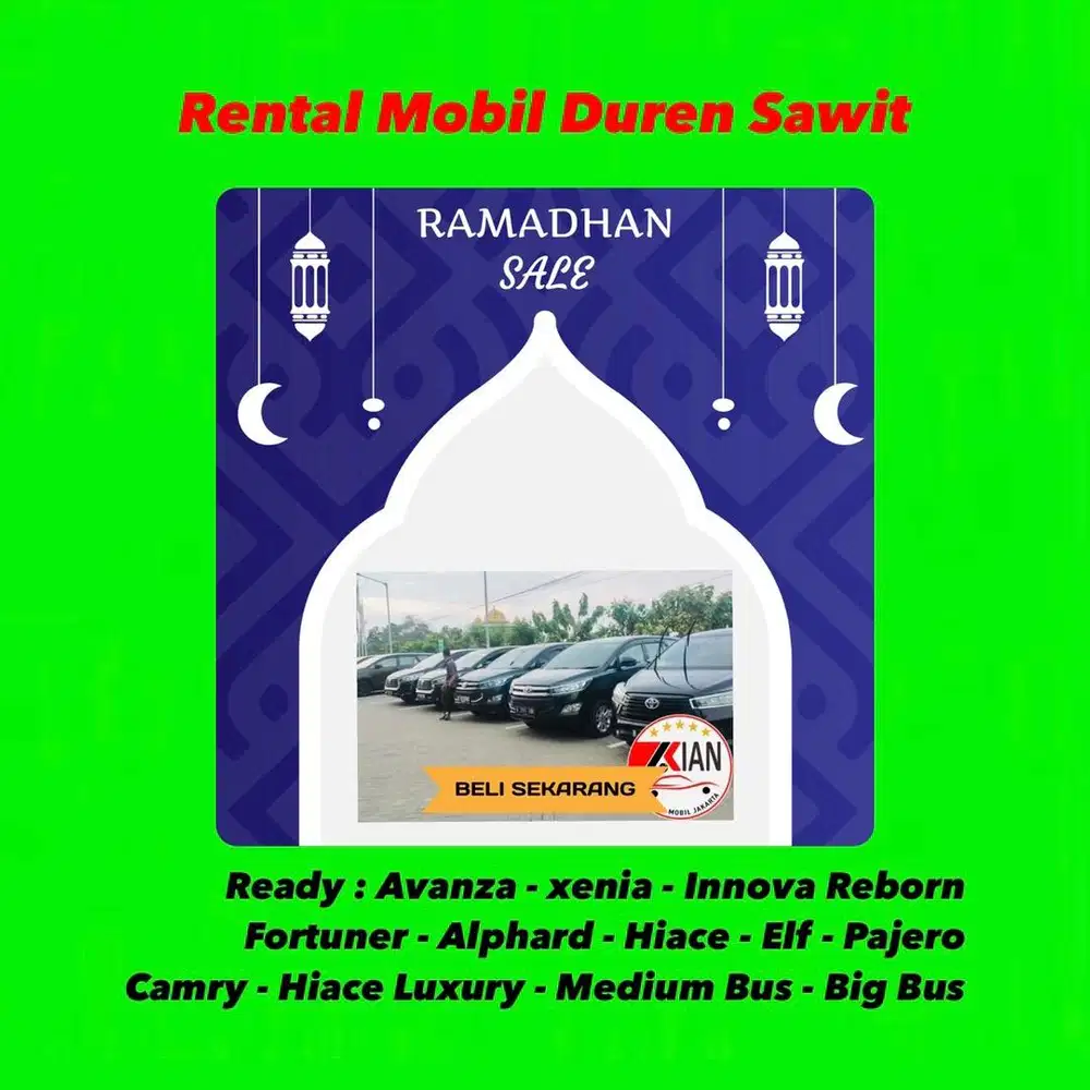 Rental Mobil Murah Travel Antar Jemput Sewa G Lepas Kunci Duren Sawit