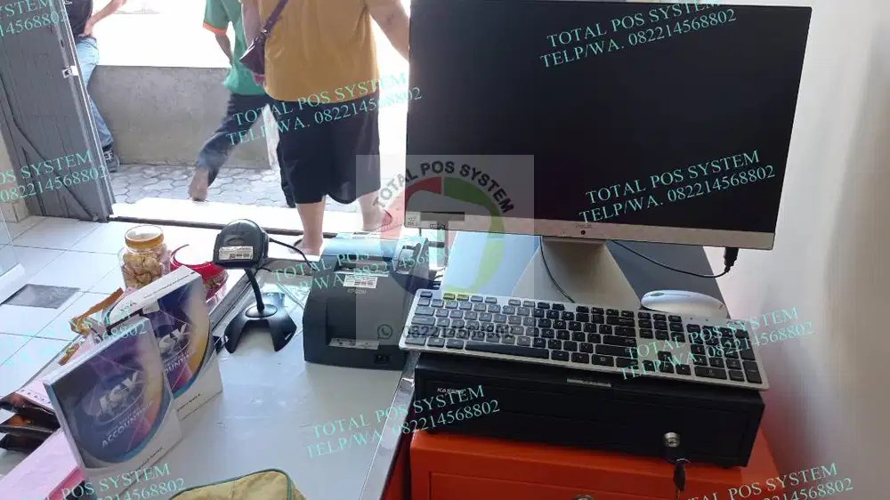 Paket Lengkap Komputer Kasir usaha retail sejenis AIO Asus + POS