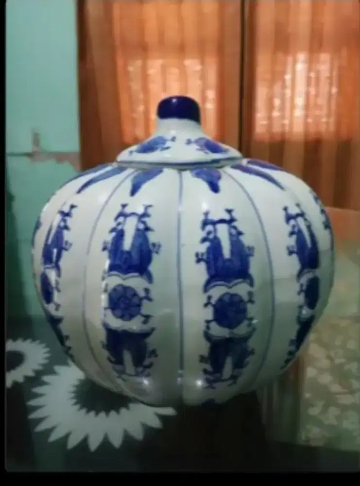 Keramik Labu Yang Unik & Cantik Dijual Murah