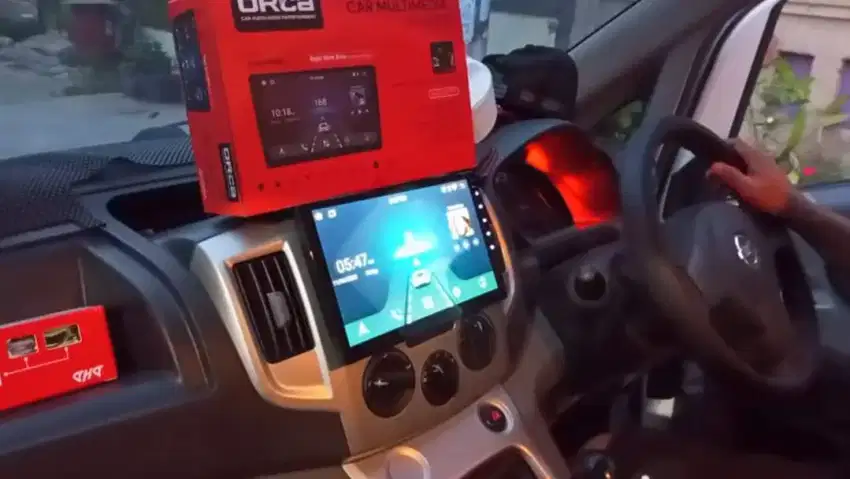 Pemasangan head unit android orca 10 inc di Nissan  Serena ram 2/32