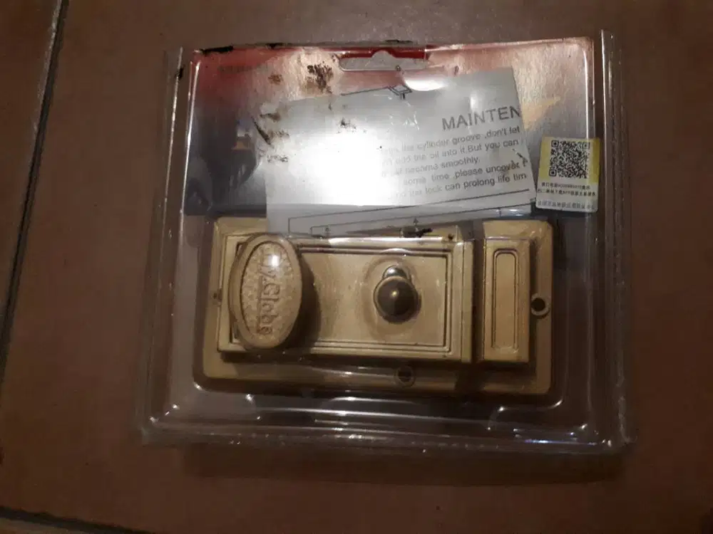 Fly Globe Rim Night Latch Door Lock (A-724)