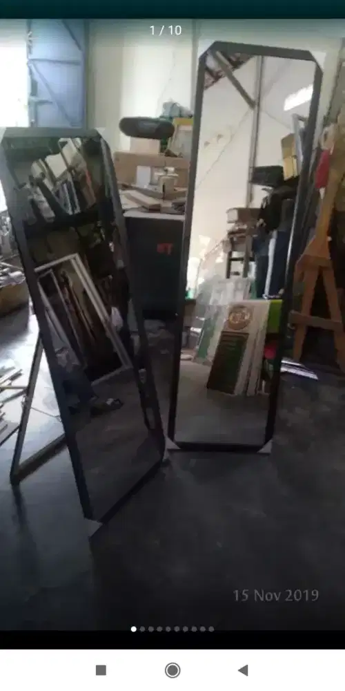 Cermin (standing mirror/pke sandaran)