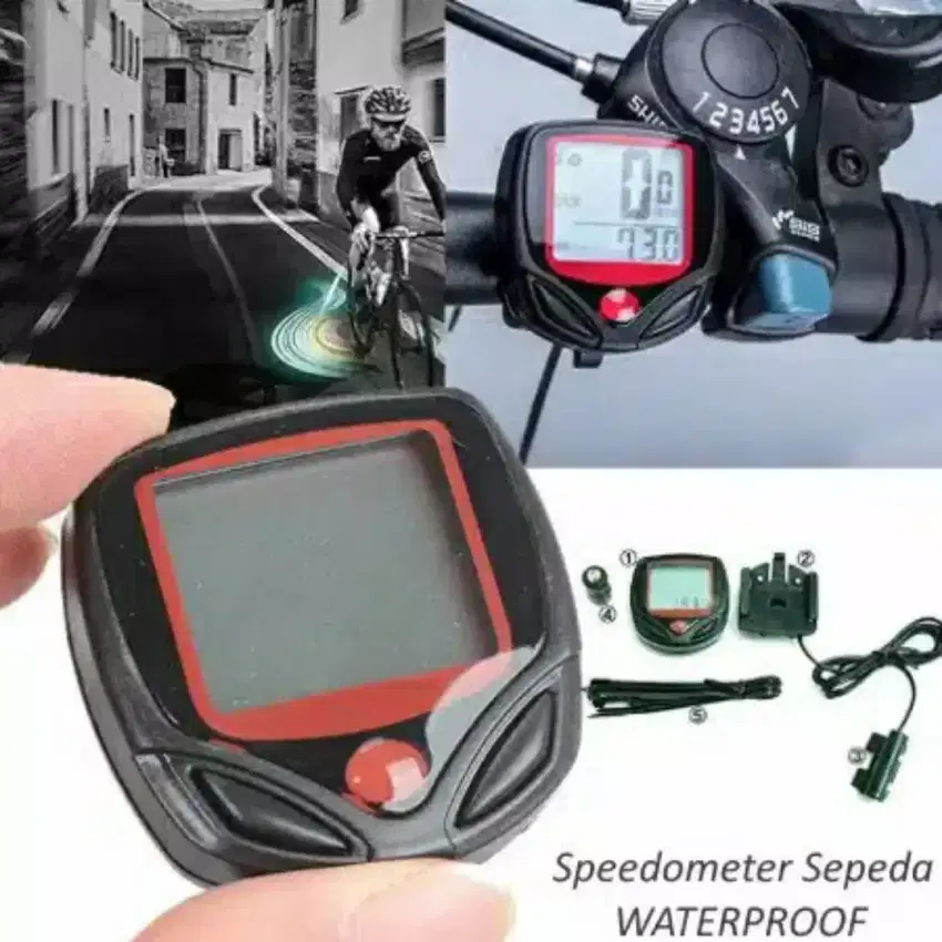 QR Spedometer Sepeda Digital