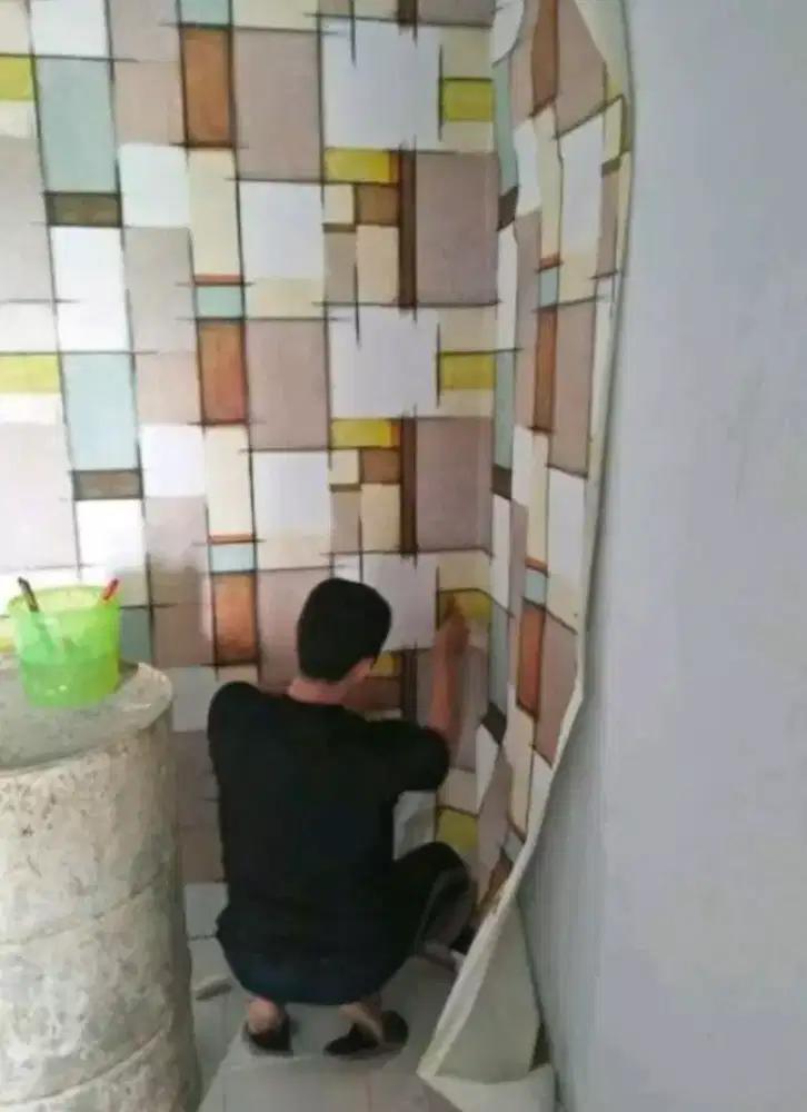 Terima jasa pasang wallpaper vinil dan ceticer