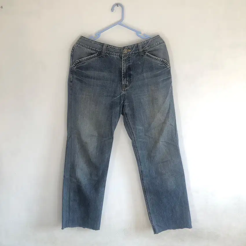 Bang bang jeans frayed hem uniqlo levis dickies