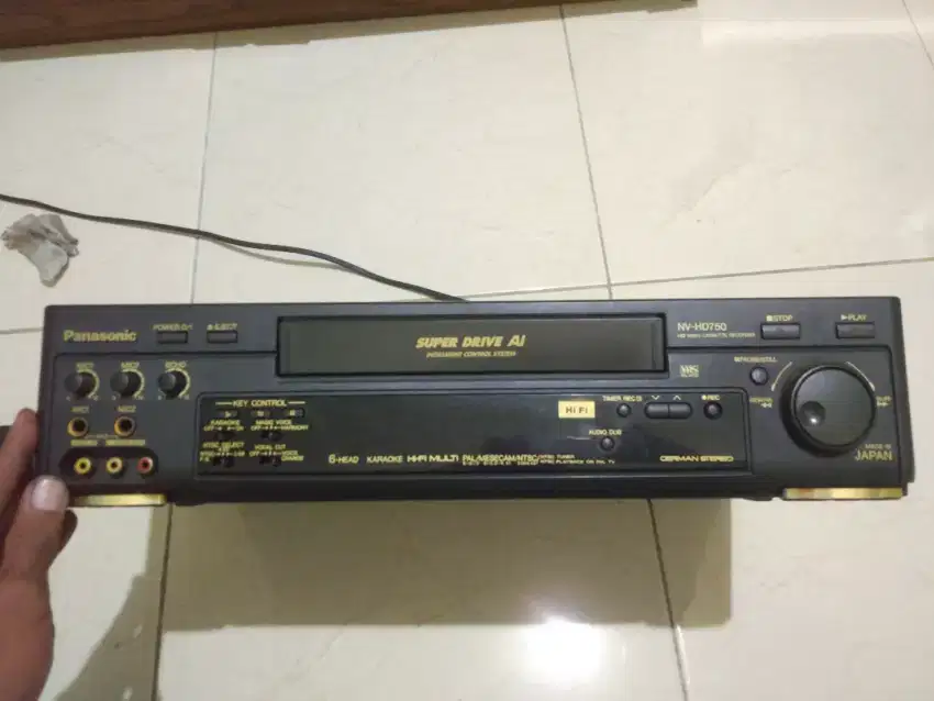 Panasonic super drive ai nv-hd750 vhs player vcr