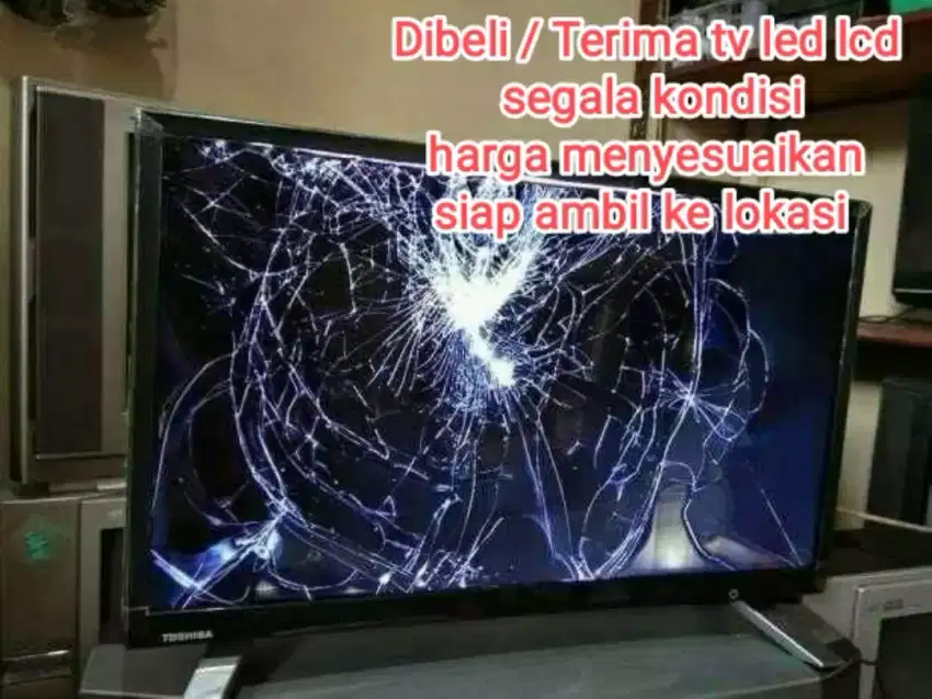Tv Led lcd rusak normal dsb