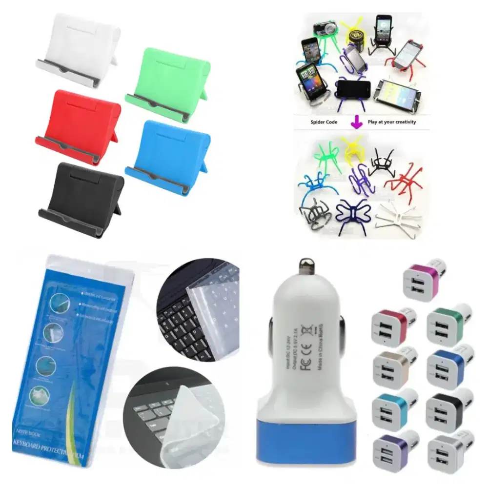 Holder HP fleksible,charger hp mobil,protector keyboard