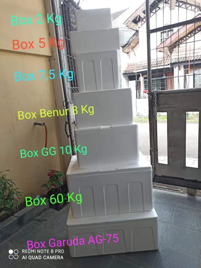 Box Styrofoam, sterofoam Box gabus (Bandung)