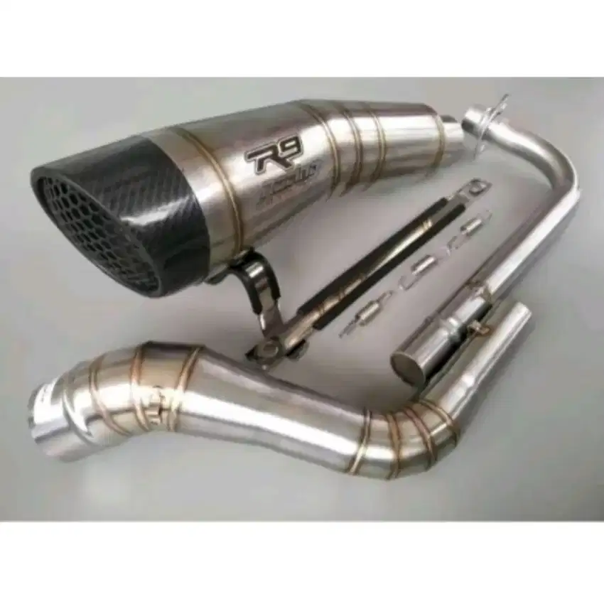 knalpot R9 h2 Akrapovic layang