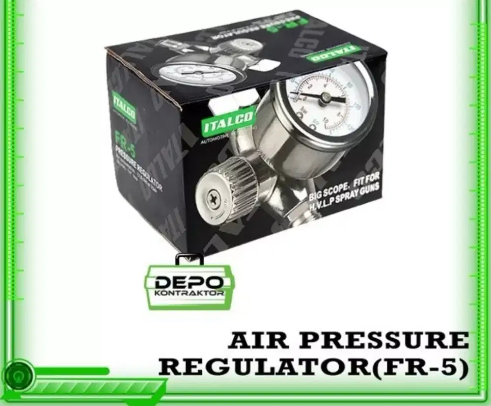 Air Pressure Regulator Spray Gun Italco FR-5
