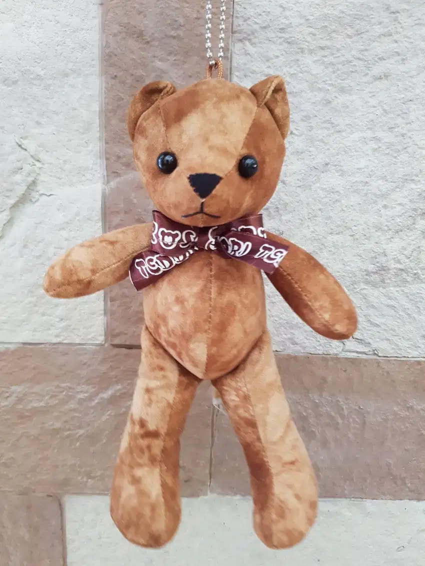 Teddy Bear Safari TESEUM Key Chain ORI Korea | Gantungan Kunci Beruang