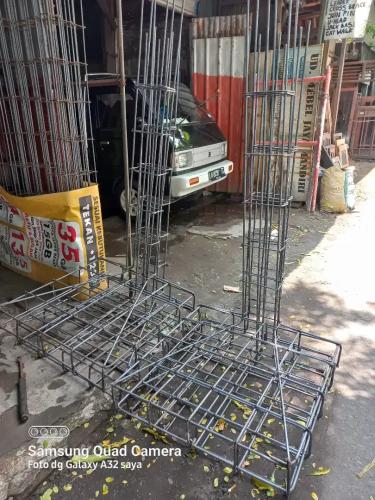 Jual dan terima pesanan besi rakitan sepatu pondasi