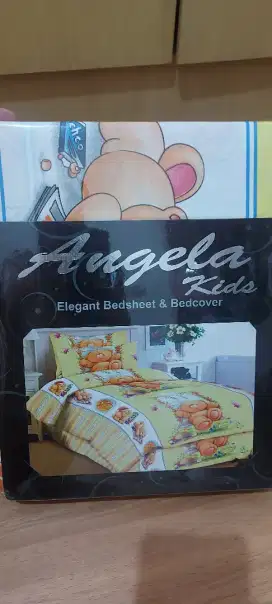 Bedcover set anak ukuran 160 tebal, sprei, sarban, Sargul, selimut