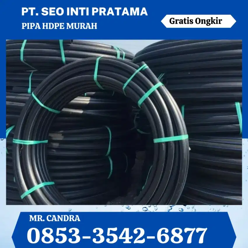 Pipa hdpe 4 incb pn10 dan fitting pipa hdpe