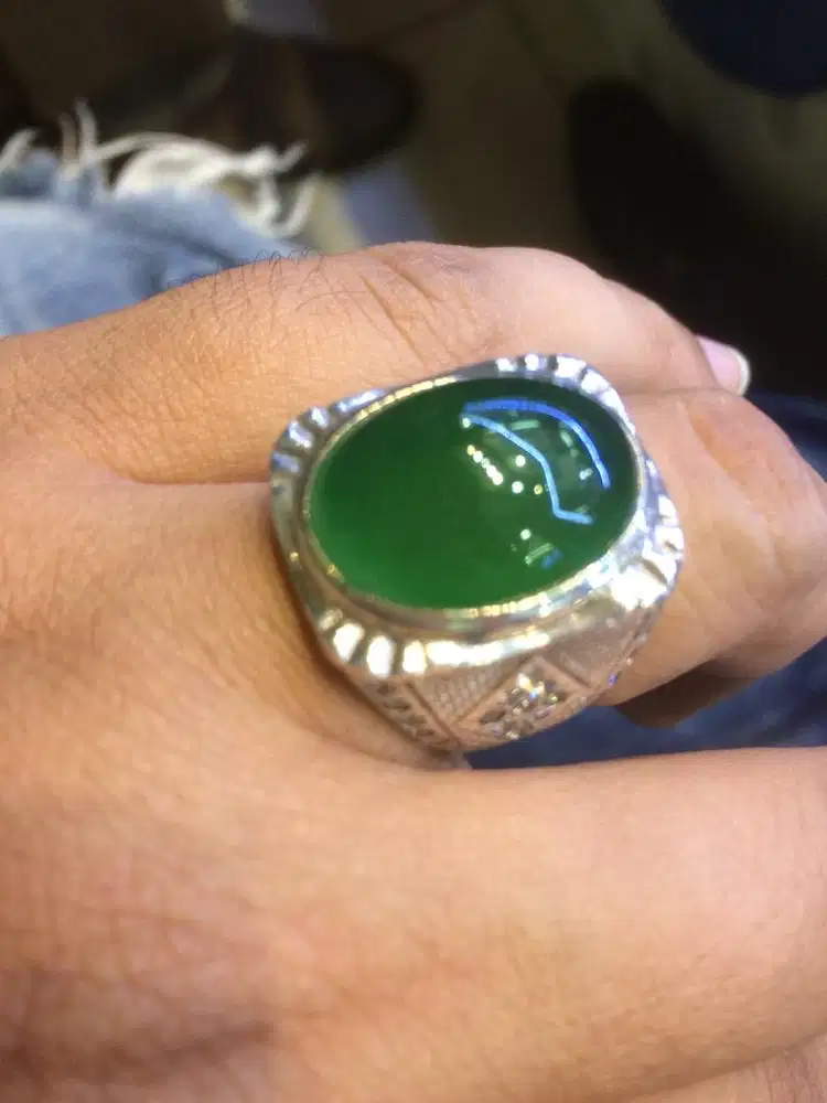 Langka garut ohen ring perak