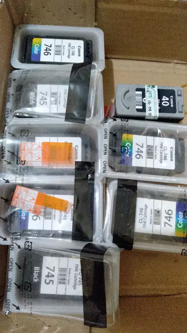 Di cari cartrige bekas canon tipe 745/746 sebanyak2nya