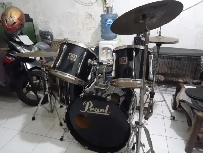 Drum Pearl Export + Cymbal Paiste 101brass