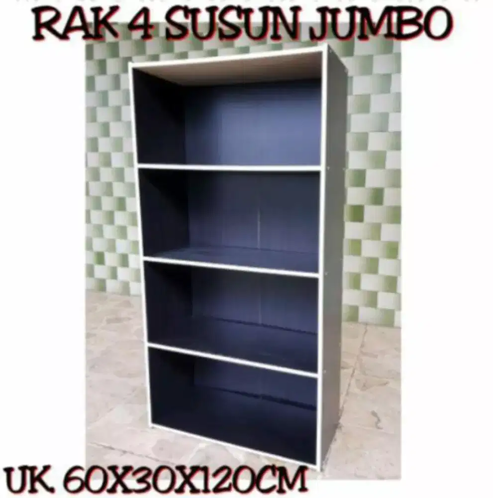 Rak 4 Susun Jumbo Uk 60*30*120cm