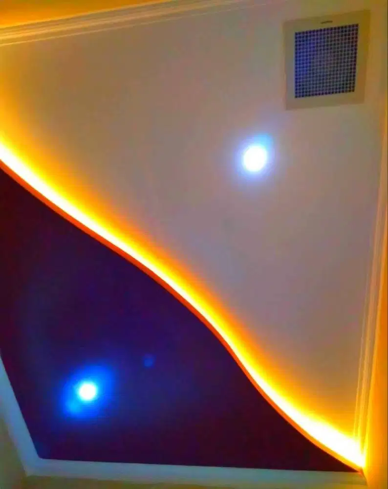 Mendekorasi ruangan plafon RATA BEBAS GELOMBANG