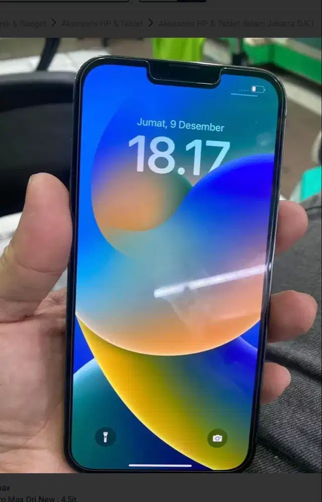 LCD iphone 13 PRO ORIGINAL apple iBox cabutan FREE pasang