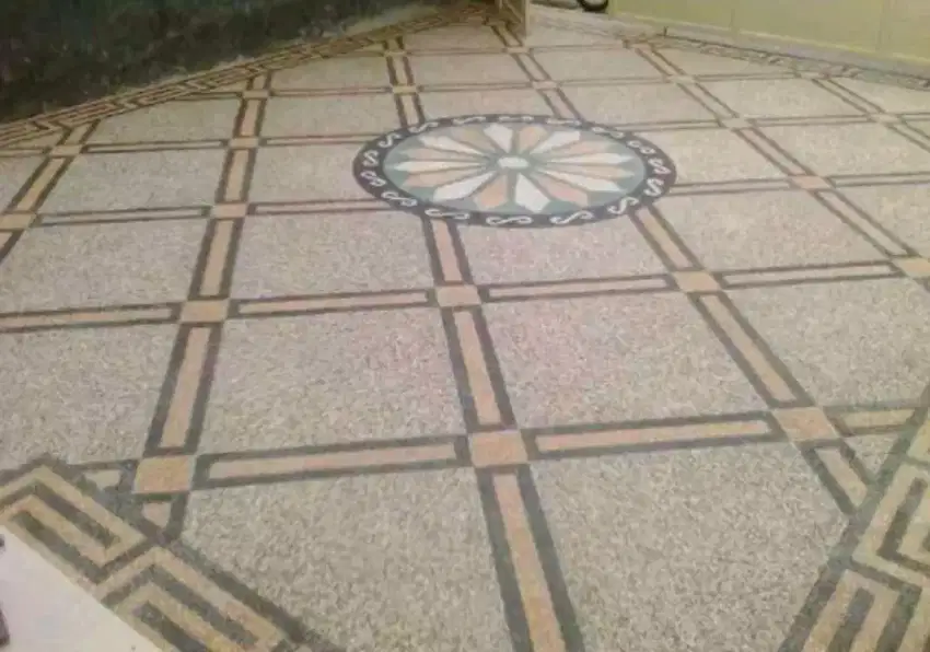 Tukang batu sikat ampyangan lantai garasi Surabaya Sidoarjo Gresik