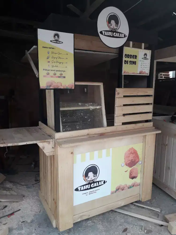 Booth / Gerobak Jati Belanda Alona Booth fart 2