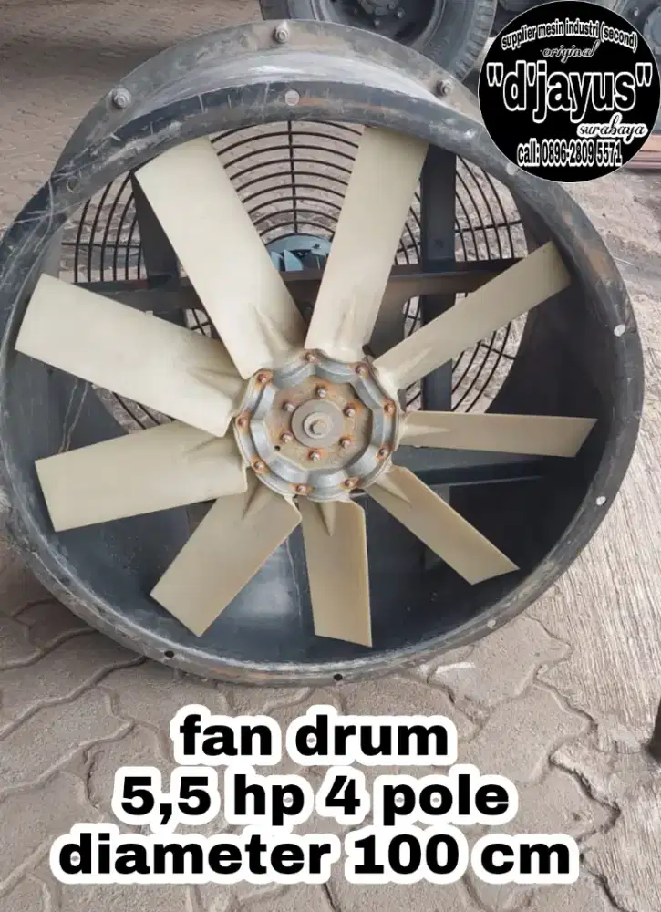 Fan drum 5,5 hp