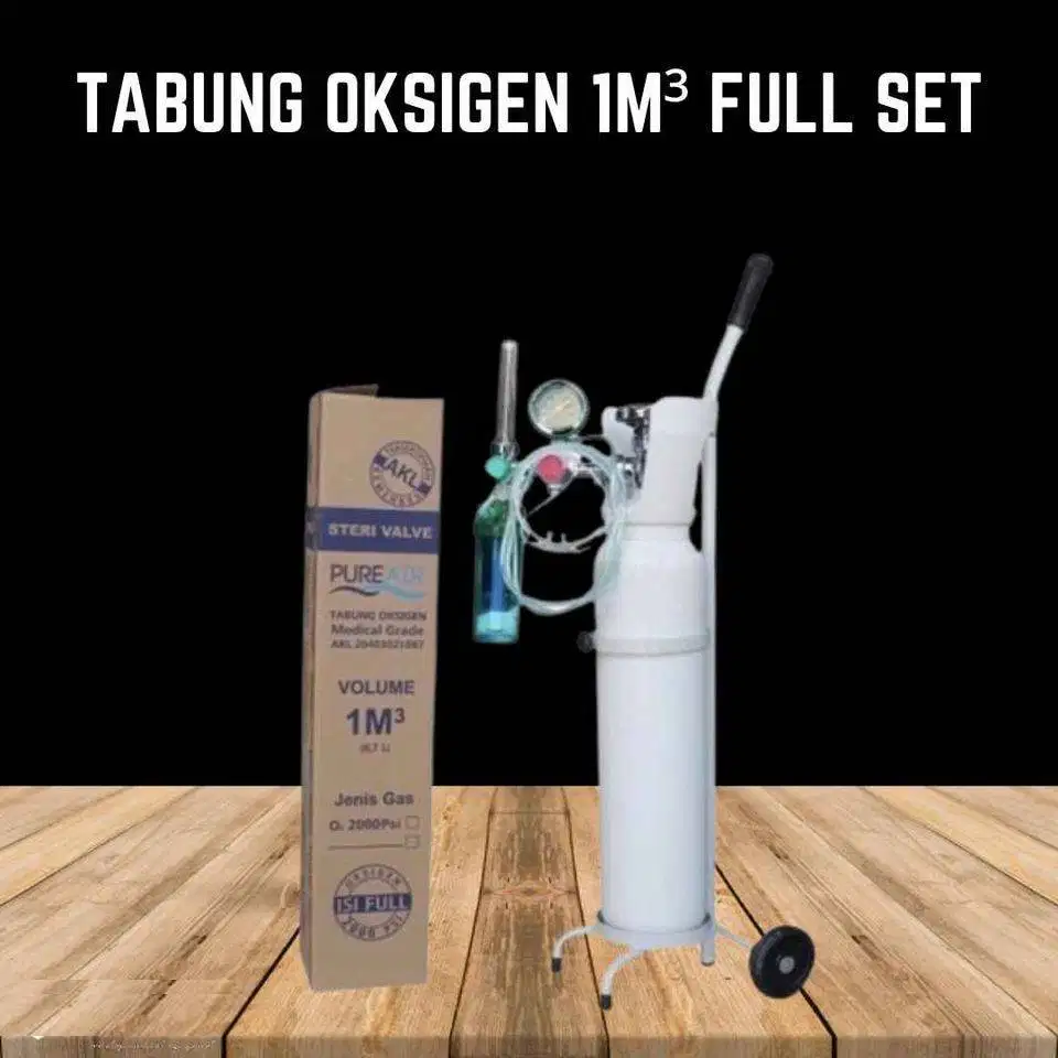 Tabung Oksigen Medis Asli Lengkap