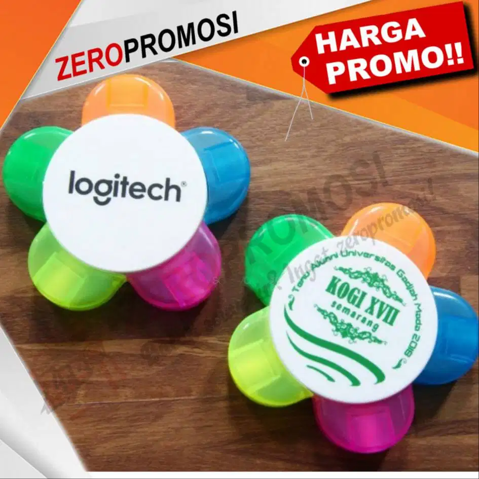 Souvenir Highlighter Bunga 5 Warna