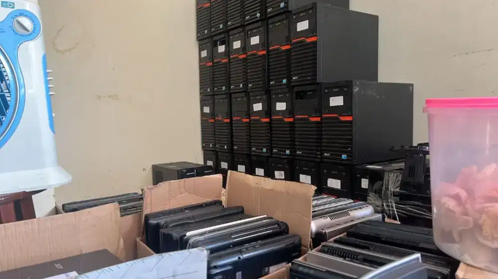 Laptop second berbagai merk bergaransi