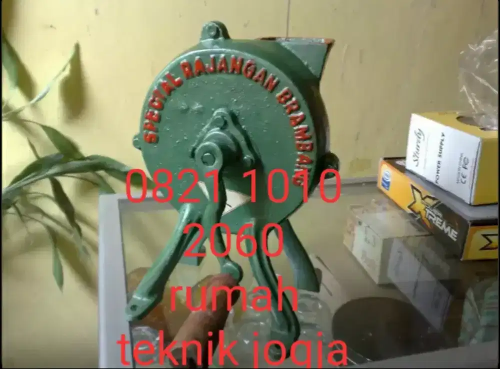 (RUMAH TEKNIK JOGJA) Rajang brambang manual