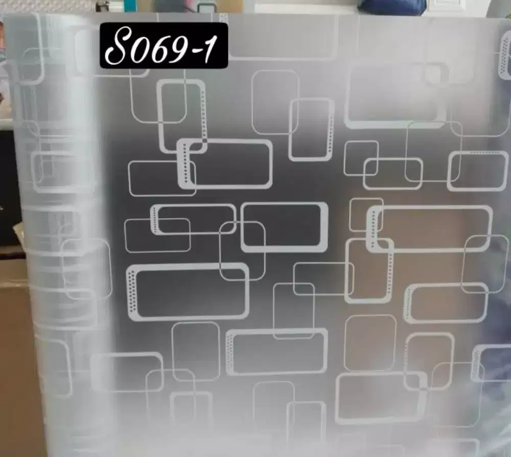 Stiker kaca film sanblas anyar