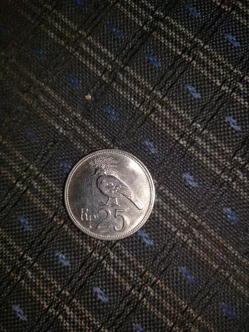 jual uang koin 25 rupiah thn 1971