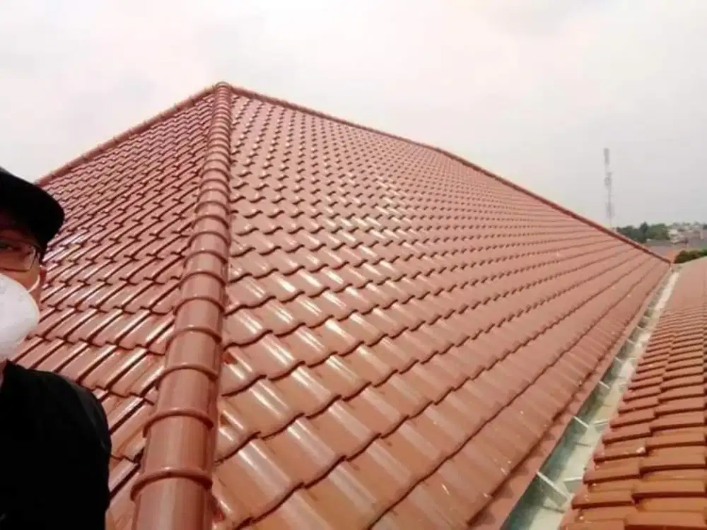 Renovasi Atap Baja ringan Genteng Keramik morando