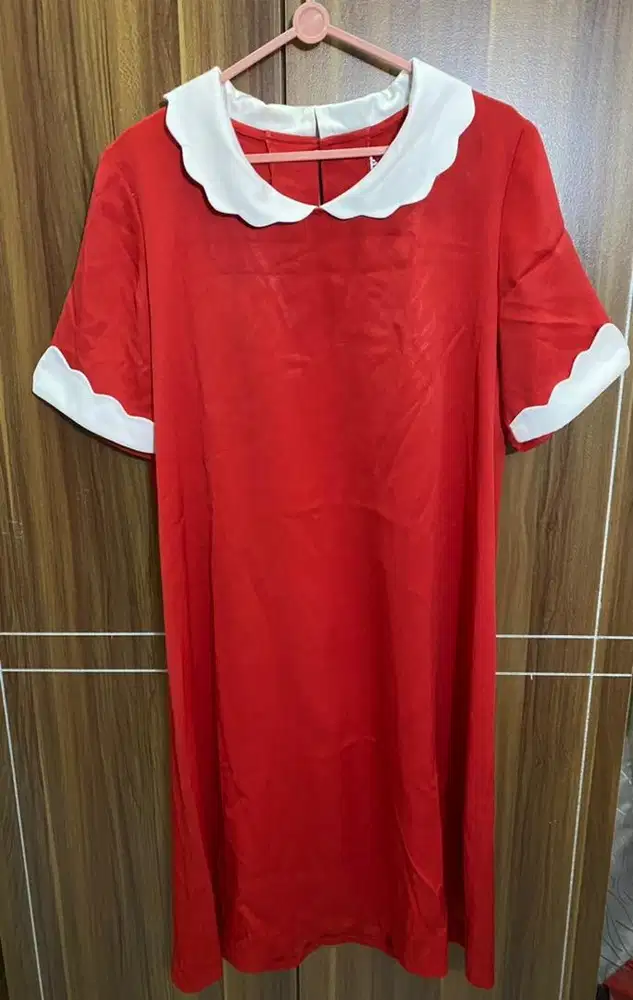 Chantilly Red Pregnant Dress