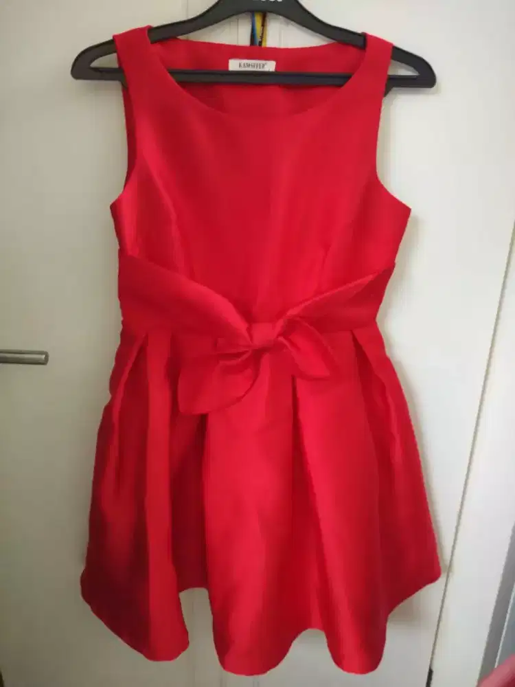 Dress merah berpita (Kamsffer), dress merah (2)