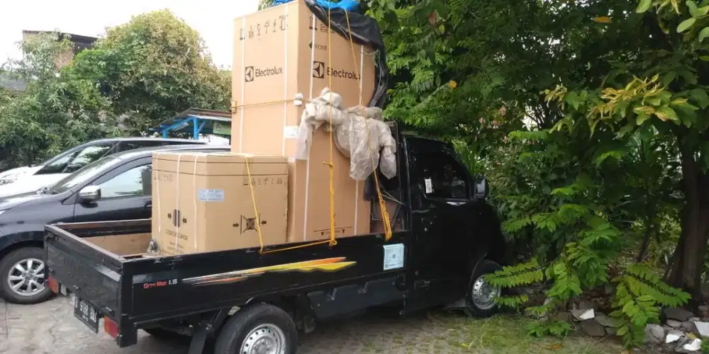 Jasa pindahan rumah kontrakan pakai pickup losbak