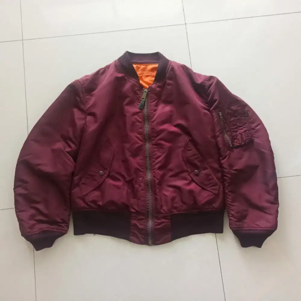 Alpha Industries MA-1 Maroon Size M
