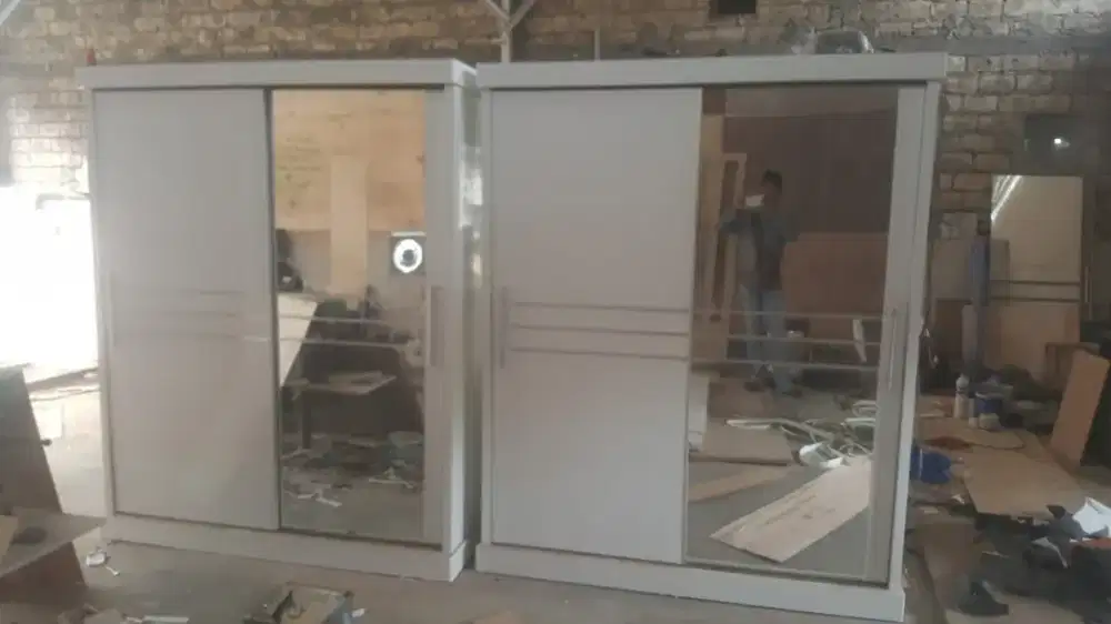 Lemari pakaian 2pintu sleding Minimalis