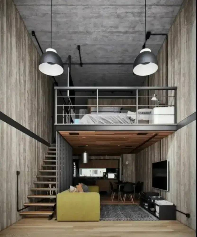 Kontruksi minzanen balkon minimalis JX