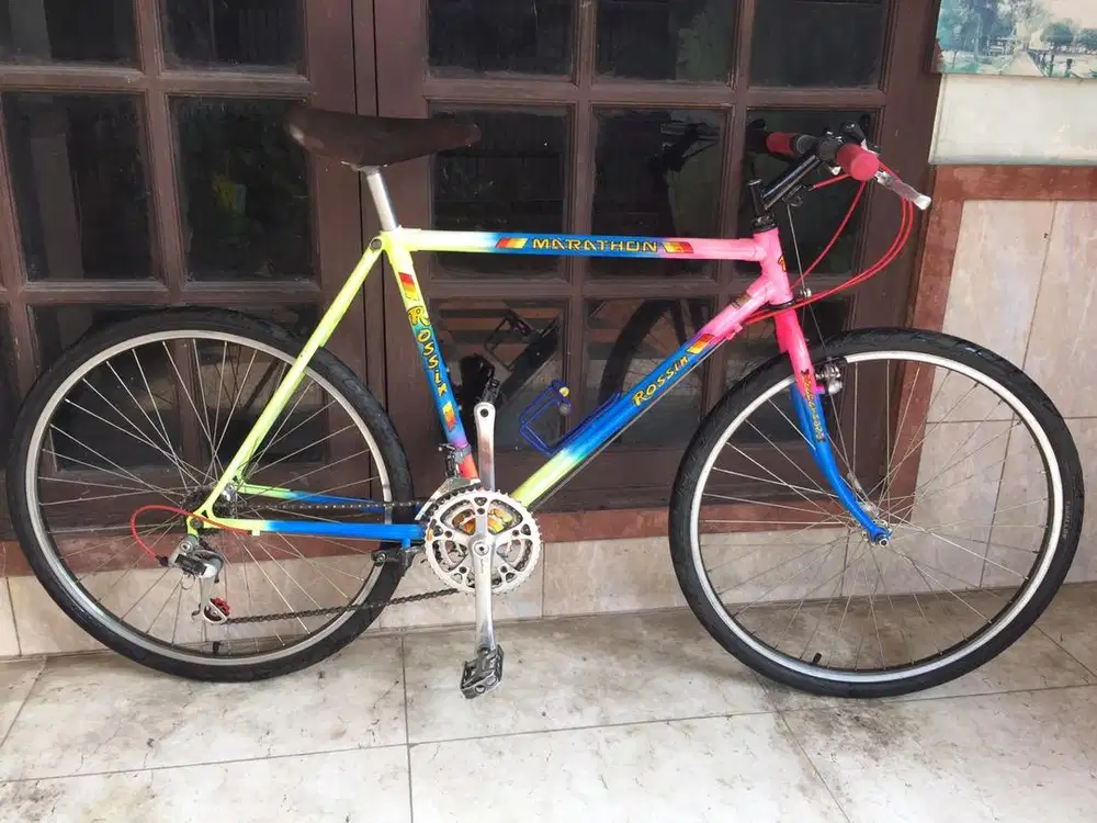 Sepeda Vintage Italy Rossin Marathon Tubing Columbus Shimano Deore XT