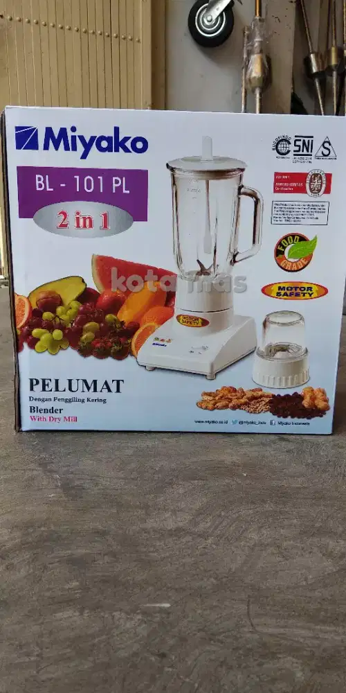 Blender Plastik Miyako 1 Liter BL101PL Murah Bagus Baru